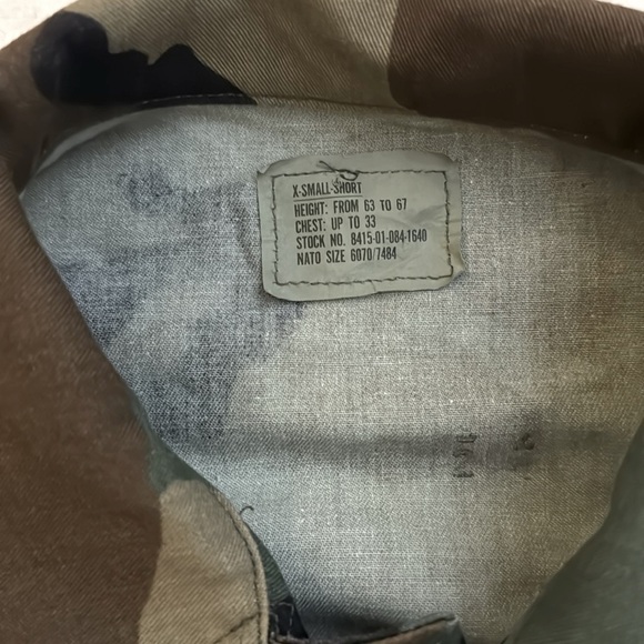 Vintage Military Woodland Combat Camo Coat - Picture 2 of 8